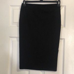 Black Bodycon Midi Skirt
